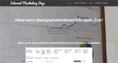 Desktop Screenshot of internetmarketingboys.com